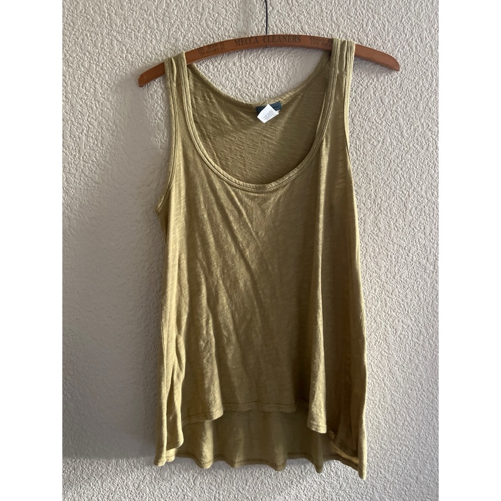 Left Of Center Green Tank Top Women’s Size Small